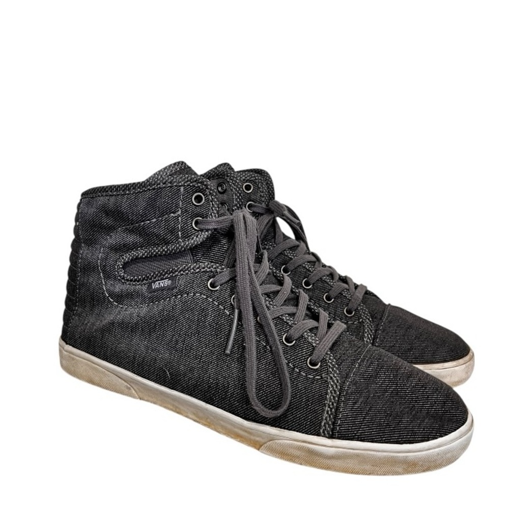Vans | Denim Skater Gray Off the Wall High Tops - Size 8.5